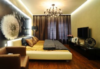 雅戈爾186平復式現代臥室裝修圖片
