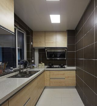 140平大氣時尚三居現代廚房裝修圖片