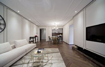 巴洛克風格公寓設計案例古典客廳裝修圖片