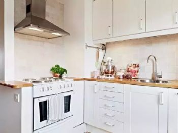 69平復式北歐風裝修案例歐式廚房裝修圖片
