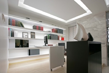 94平米現代風格二居室設計圖片現代書房裝修圖片