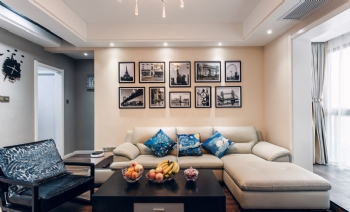 2015客廳沙發背景墻裝修大全現代客廳裝修圖片