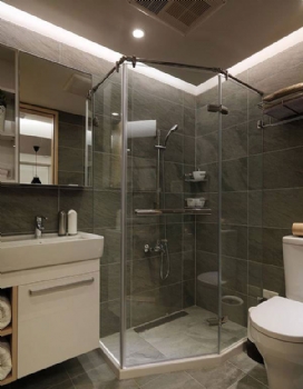 102平現代三居裝修案例現代衛生間裝修圖片