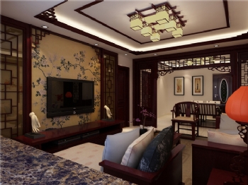 中式客廳裝修圖片