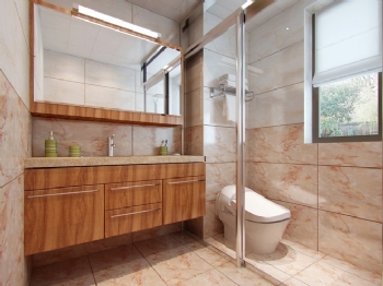 88平現代風格二居裝修案例現代衛生間裝修圖片