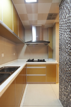 95平米現代簡約兩房改三房現代風格廚房