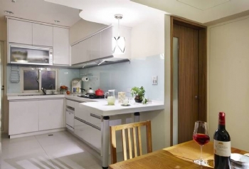 99平米會呼吸的綠住宅的三室兩廳古典風格廚房