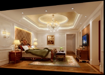 簡約歐式浪漫時尚家居設計案例簡約臥室裝修圖片