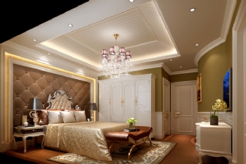 簡約歐式浪漫時尚家居設計案例簡約臥室裝修圖片