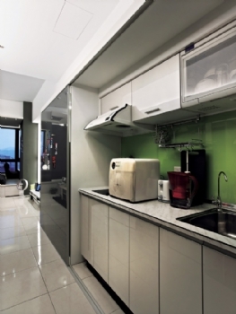 60平簡約極品公寓裝修圖片簡約廚房裝修圖片