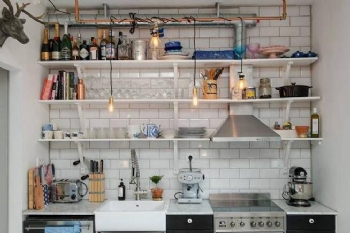 40平自由北歐經典小戶型設計歐式風格廚房