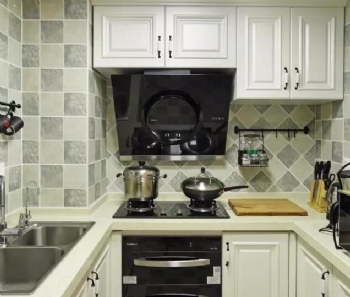 110平清新現代簡裝三居裝修圖片現代風格廚房