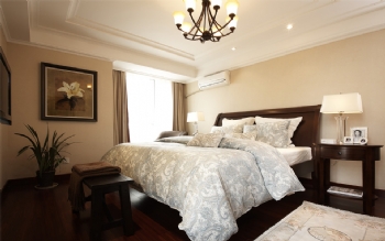 銀億東岸簡美風美式臥室裝修圖片