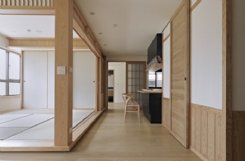 自然風雅的日式兩室兩廳裝修效果圖田園裝修圖片