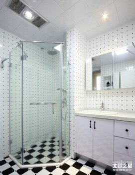 現代簡約風格設計 黑白灰隨性自在家現代衛生間裝修圖片