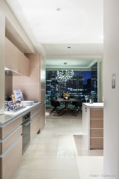 現代兩室公寓裝修效果圖現代風格廚房