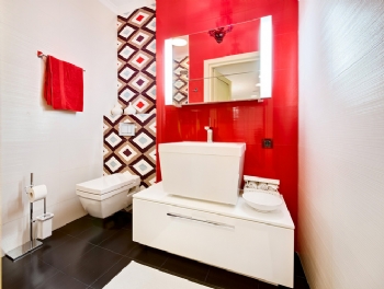 95平米現代簡約二居室裝修圖片現代衛生間裝修圖片
