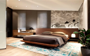 保利城現代舒適風現代臥室裝修圖片