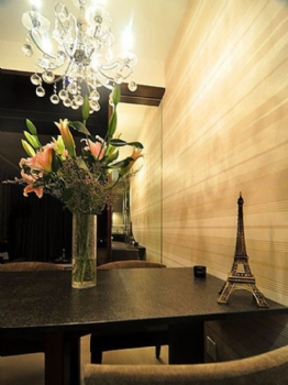 90平米低調奢華二居室裝修效果圖古典餐廳裝修圖片