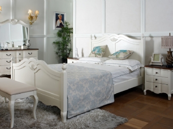 恬靜安然簡歐小戶型細節中有美感簡約臥室裝修圖片