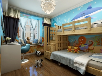 現代兒童房裝修圖片