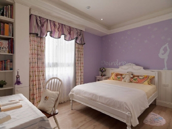 125平歐式風格案例賞析中式臥室裝修圖片