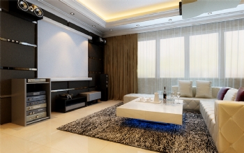 穩重、簡潔大氣、溫馨的歐式風格歐式客廳裝修圖片
