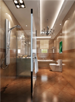 330平大氣奢華豪宅欣賞歐式衛生間裝修圖片
