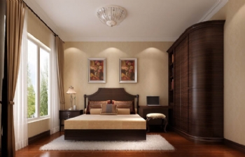 130平歐式風四居案例欣賞歐式臥室裝修圖片
