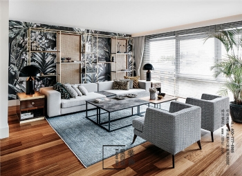 【寧波梵品空間設計】創意新潮現代風現代客廳裝修圖片