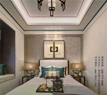 中式臥室裝修圖片