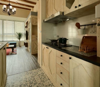 86平現代簡約風裝修案例簡約風格廚房