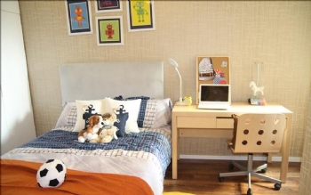 濱江府現代簡約三居室現代兒童房裝修圖片