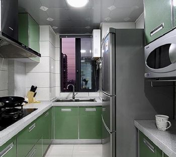 110平現代簡約3室1廳1衛裝修案例欣賞現代風格廚房