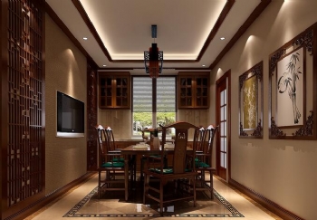 150平中式風案例欣賞中式風格餐廳