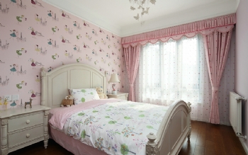 匯豪時代三居室簡美風美式兒童房裝修圖片