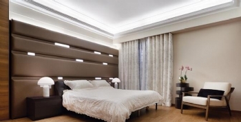 98平簡歐風2室1廳設計作品歐式臥室裝修圖片