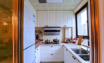 90平美式2室2廳1衛裝修圖片美式風格廚房