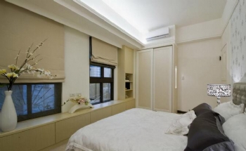 100平2室簡約風大氣美居簡約臥室裝修圖片