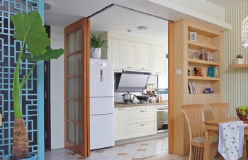 120平中式風裝修案例欣賞中式廚房裝修圖片