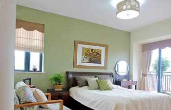 120平中式風裝修案例欣賞中式臥室裝修圖片
