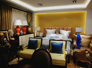 軟巢家居-軟裝設計美式風格客廳