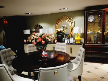 軟巢家居-軟裝設計美式客廳裝修圖片