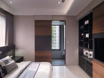 東方一品180平臺式風格裝修案例現代風格臥室
