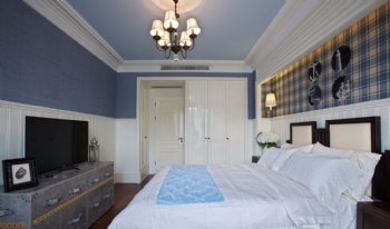 羅蒙環球城美式臥室裝修圖片