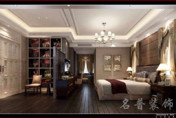 中式臥室裝修圖片