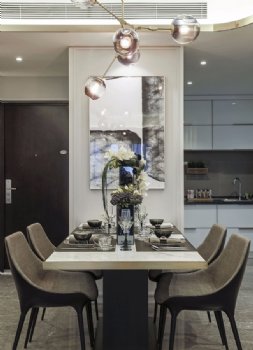 雅戈爾明州現代輕奢風現代客廳裝修圖片