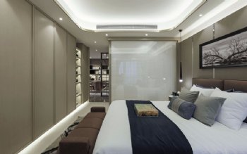 雅戈爾明州現代輕奢風現代臥室裝修圖片