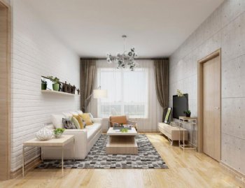 環球公寓現代風格 90平米清暖設計