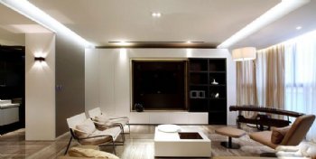 150平大四居裝修 簡約和諧抽象之美簡約風格